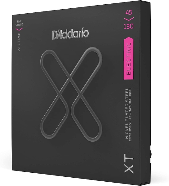 Струны D'Addario XTB45130 SET 5STR BASS XT NKL 45-130 L (5 шт) артикул 274020Si-1
