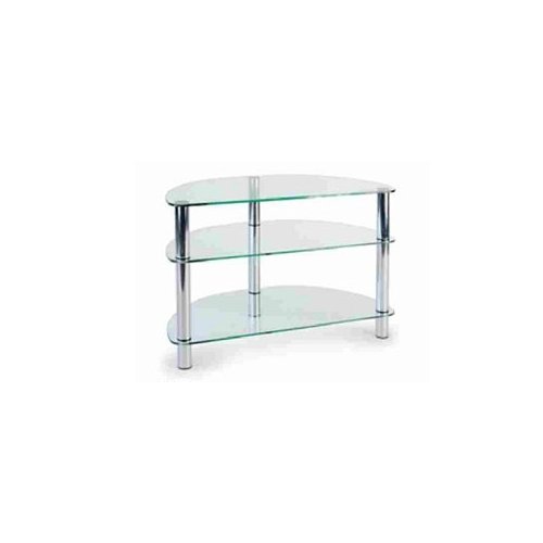 Подставка MD Flatform TV 11 (хром/прозрачное стекло) артикул 116546Si-1