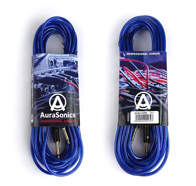 Инструментальный кабель AuraSonics J63J63-10TBU 10m артикул 297637Si-1