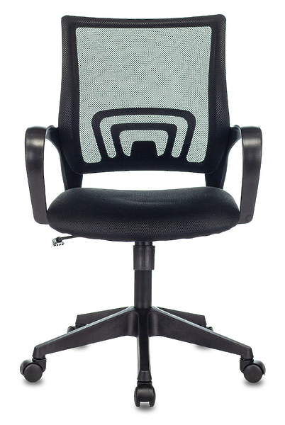Кресло Бюрократ CH-695N/BLACK (Office chair CH-695N black TW-01 seatblack TW-11 mesh/fabric cross plastic) артикул 263185Si-1 фото 3