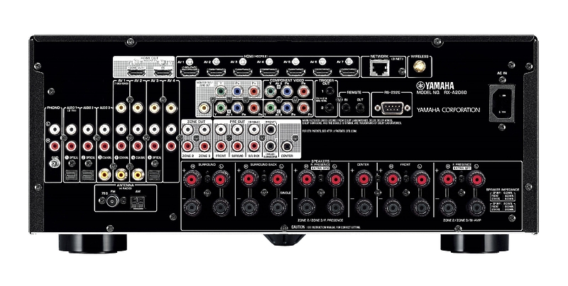 AV ресивер Yamaha RX-A2060 black артикул 157255Si-1 фото 3