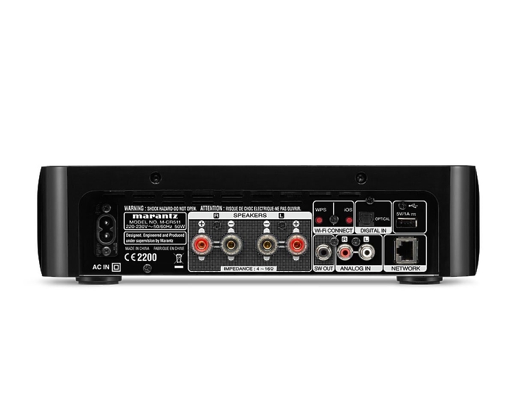 Сетевой стереоресивер Marantz MCR 511 black артикул 133452Si-1 фото 3