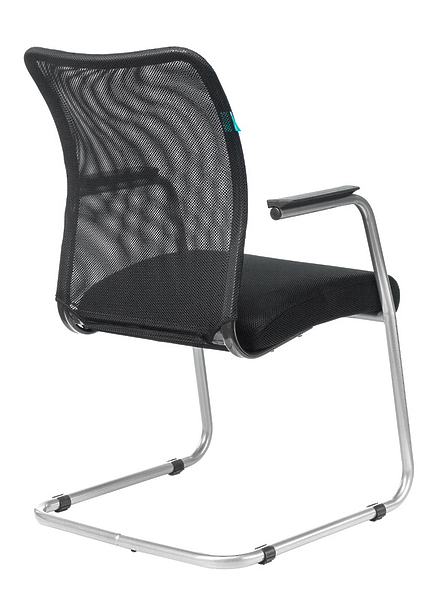 Кресло Бюрократ CH-599AV/TW-11 (Office chair CH-599AV black TW-01 seatblack TW-11 mesh/fabric runners metal металлик) артикул 263312Si-1 фото 5
