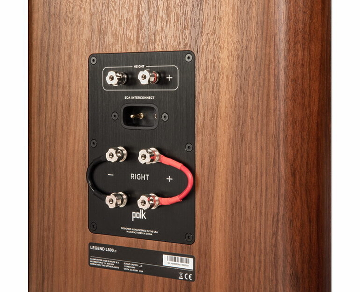 Напольная акустика Polk Audio L800SDA Right brown (1 шт.) артикул 230413Si-1 фото 8
