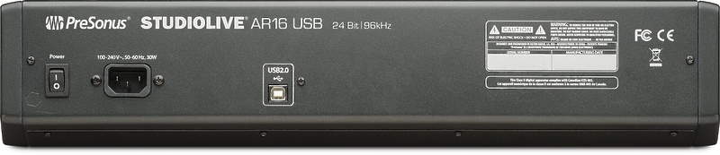 Микшер PreSonus StudioLive AR16 USB артикул 159234Si-1 фото 3