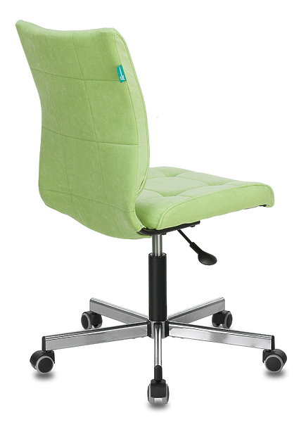 Кресло Бюрократ CH-330M/VELV81 (Office chair CH-330M light l-green Velvet 81 cross metal хром) артикул 263215Si-1 фото 5
