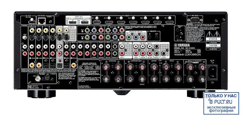 AV Ресивер Yamaha RX-A1030 black артикул 389077FV-1 фото 4