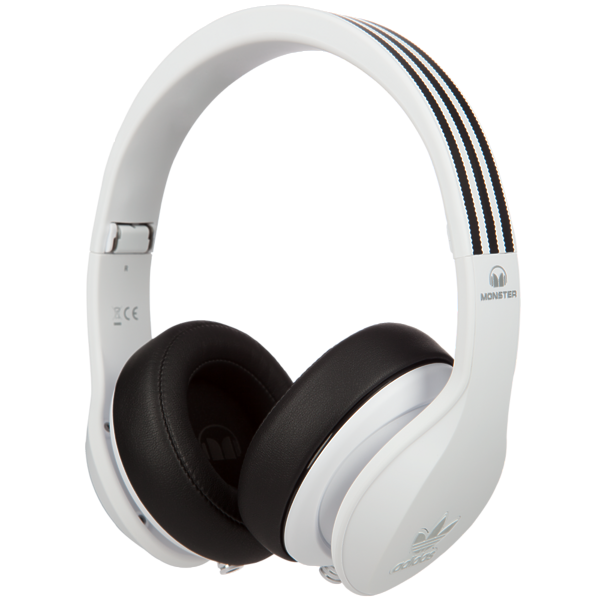 Наушники Monster Adidas Originals Over-Ear Headphones White (137013-00) артикул 120205Si-1 фото 3