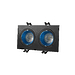 Светильник встраиваемый Denkirs DK3072-BK+CY (Black Blue)