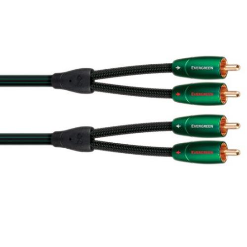 Кабель межблочный аудио AudioQuest Evergreen (2RCA -2RCA) 5.0m артикул 073111Si-1