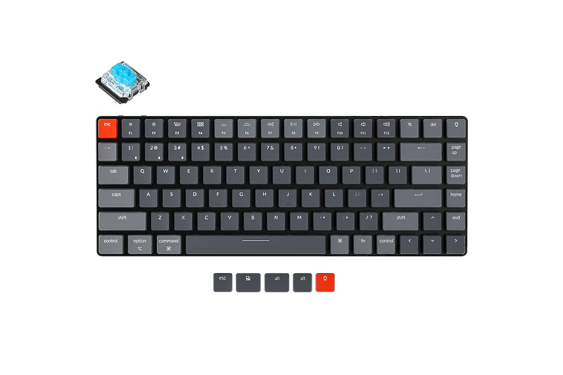 Беспроводная механическая ультратонкая клавиатура Keychron K3D2 артикул 267340Si-1