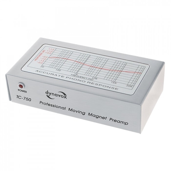 Фонокорректор Dynavox TC-750 SL артикул 191660Si-1 в интернет-магазине «HiFiRussia»
