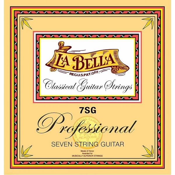 Струны для классической гитары La Bella 7SG артикул 291056Si-1