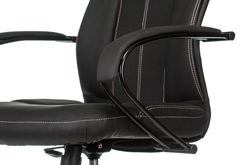 Кресло Бюрократ CH-608/ECO/BLACK (Office chair CH-608/ECO black eco.leather cross plastic) артикул 263392Si-1 фото 7