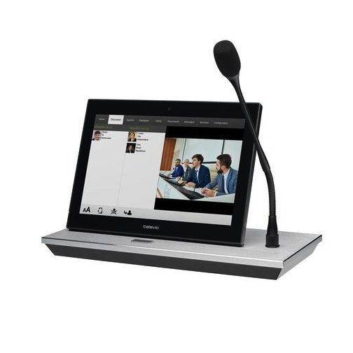 Настольный пульт делегат/председатель Televic uniCOS T/MM10 артикул 244340Si-1
