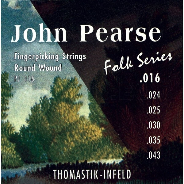 Струны для гитары Thomastik PJ116 John Pearse артикул 280145Si-1