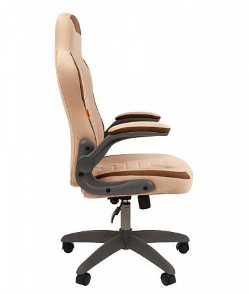Кресло игровое Chairman game 50 00-07083618 Beige/Brown артикул 269975Si-1 фото 4
