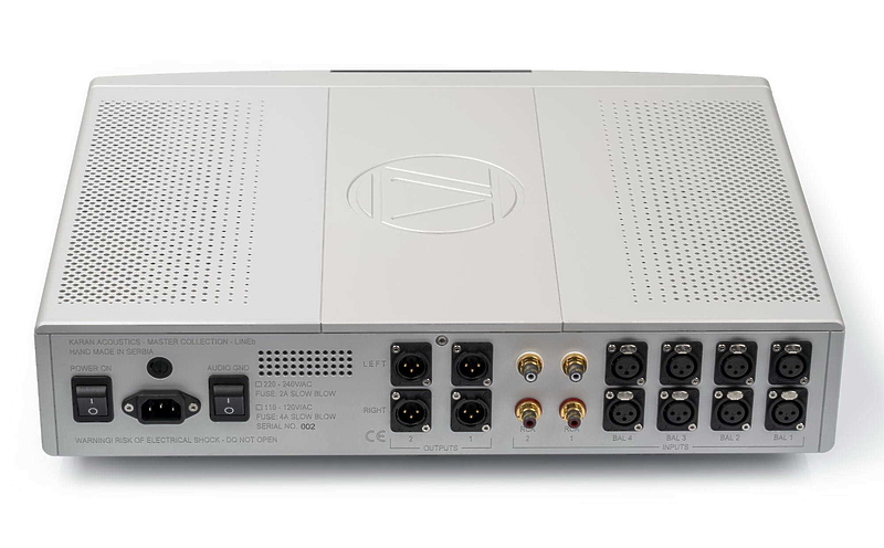 Предварительный усилитель Karan Acoustics Master Collection LINEb silver артикул 241586Si-1 фото 5