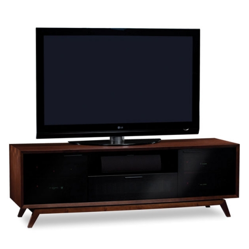 Подставка под ТВ и HI-FI BDI Eras 8357 chocolate walnut артикул 367062FV-1