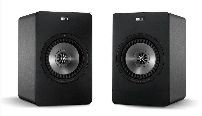 Полочная акустика KEF X300A Wireless gunmetal артикул 103493Si-1