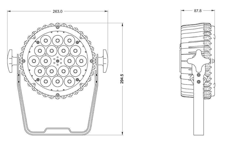 Involight LED PAR183 артикул 406035-1 фото 4