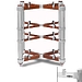 Подставка под Hi-Fi компоненты Solid Tech Rack of Silence 4 Regular White/Silver