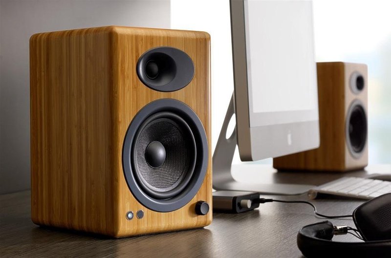 Полочная акустика Audioengine A5+ Classic Bamboo артикул 106241Si-1 фото 4