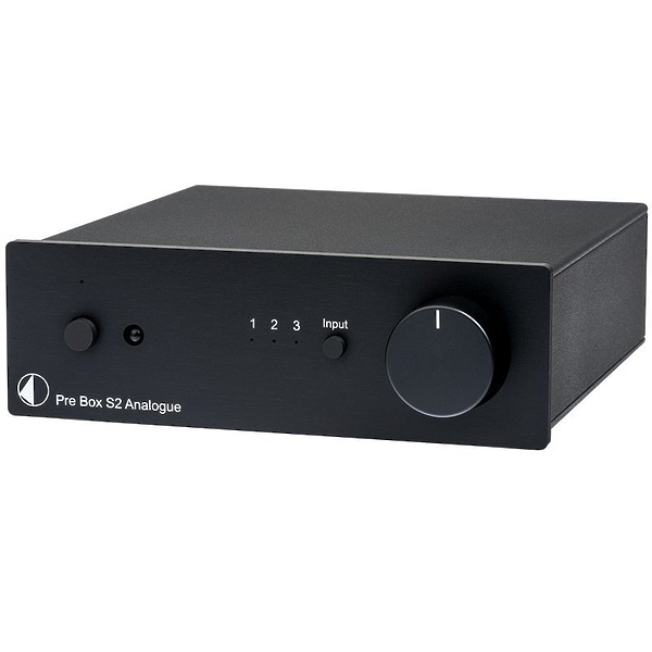 Стерео предусилитель Pro-Ject PRE BOX S2 Analogue black артикул 172064Si-1