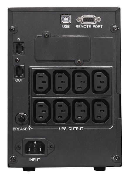 Блок бесперебойного питания Powercom Smart King Pro+ SPT-1000-II LCD Black артикул 268141Si-1 фото 3