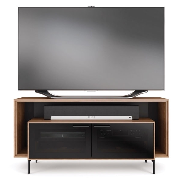 Подставка под ТВ и HI-FI BDI CAVO 8168 walnut артикул 100643Si-1