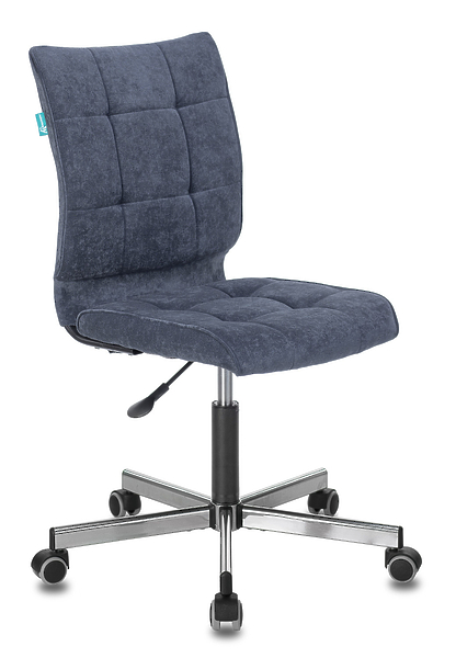 Кресло Бюрократ CH-330M/LT-27 (Office chair CH-330M dark blue Light-27 cross metal хром) артикул 263223Si-1