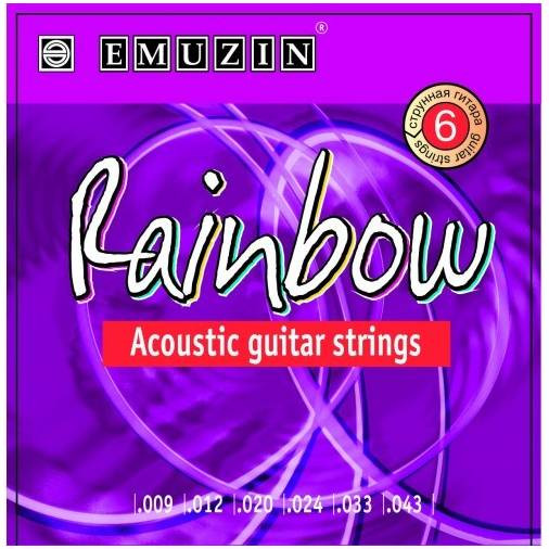 Струны для акустической гитары Emuzin 6А262 RAINBOW артикул 291561Si-1