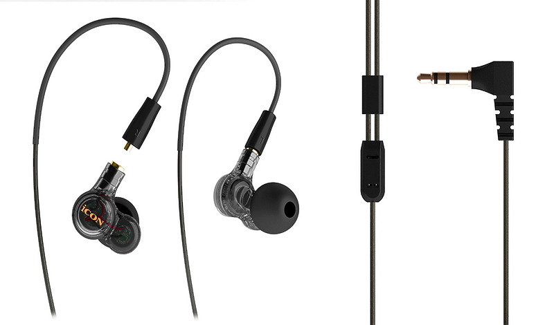 Внутриканальные наушники iCON Duo Shadow артикул 263814Si-1