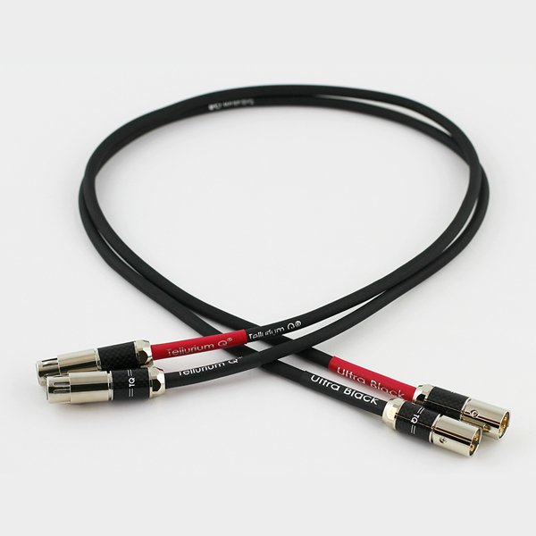 Кабель межблочный аудио Tellurium Q XLR Ultra Black 1.0m артикул 138829Si-1