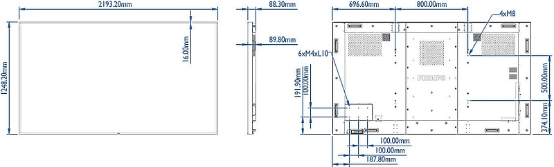 LED панель Philips BDL9870EU/00 артикул 139979Si-1 фото 3