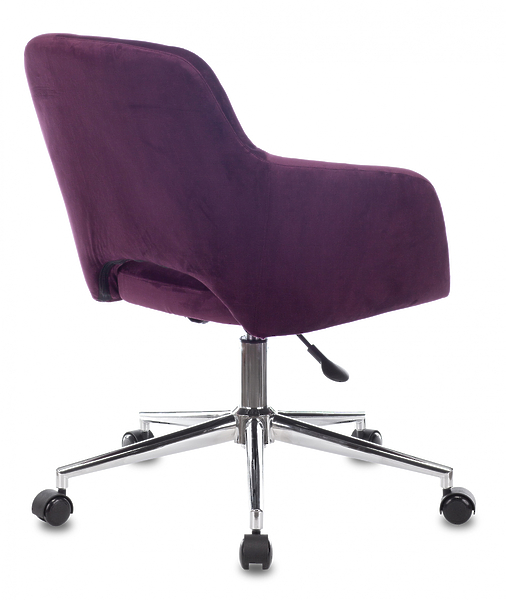 Кресло Бюрократ CH-380SL/23PLUM (Office chair CH-380SL plum Italia 23 cross metal хром) артикул 263475Si-1 фото 5
