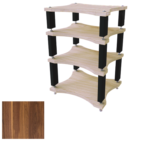 Стойка под аппаратуру Antall X-001/4 орех артикул 203250Si-1 в интернет-магазине «HiFiRussia»