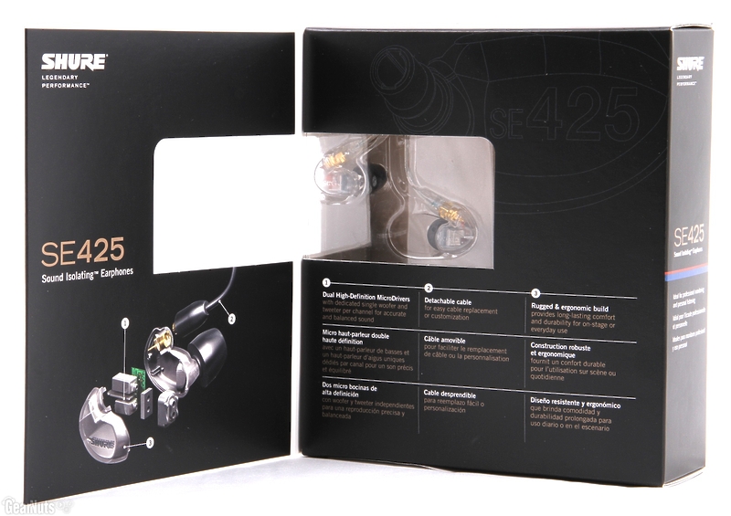 Наушники Shure SE425V артикул 106205Si-1 фото 3