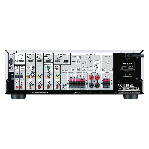AV ресивер Onkyo TX-SR444 silver артикул 126526Si-1 фото 4