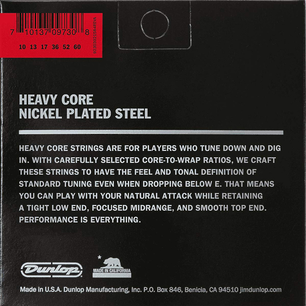 Струны для гитары Dunlop DHCN10607 Heavy Core D артикул 279779Si-1 фото 3