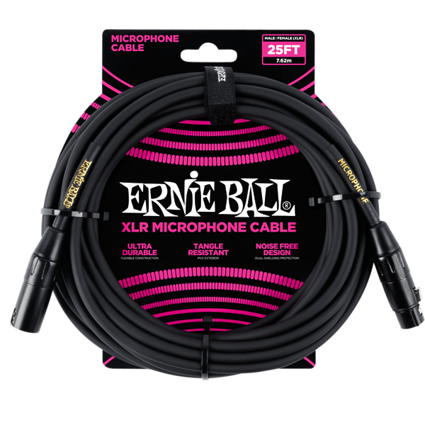 Микрофонный кабель Ernie Ball 6 073 7,62 м. артикул 230004Si-1