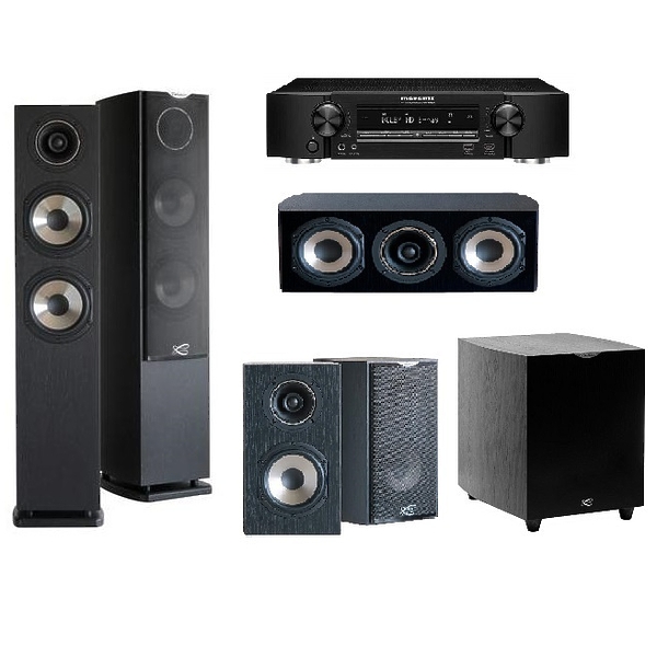 Комплект домашнего кинотеатра Marantz NR1509 black + Cabasse JERSEY MC170 + ANTIGUA MC170 + MC170 SOCOA + MC170 ORION Ebony артикул 196224Si-1