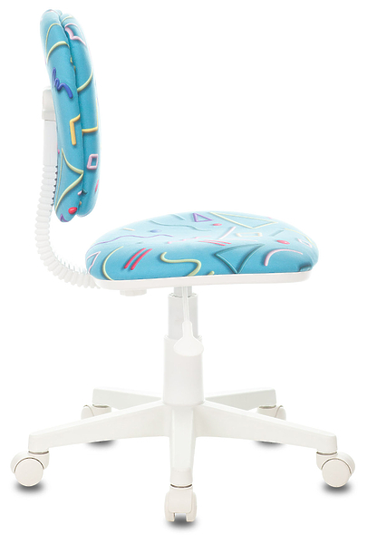 Кресло Бюрократ CH-W204NX/STICK-BL (Children chair CH-W204NX blue Sticks 06 cross plastic plastik белый) артикул 263273Si-1 фото 4