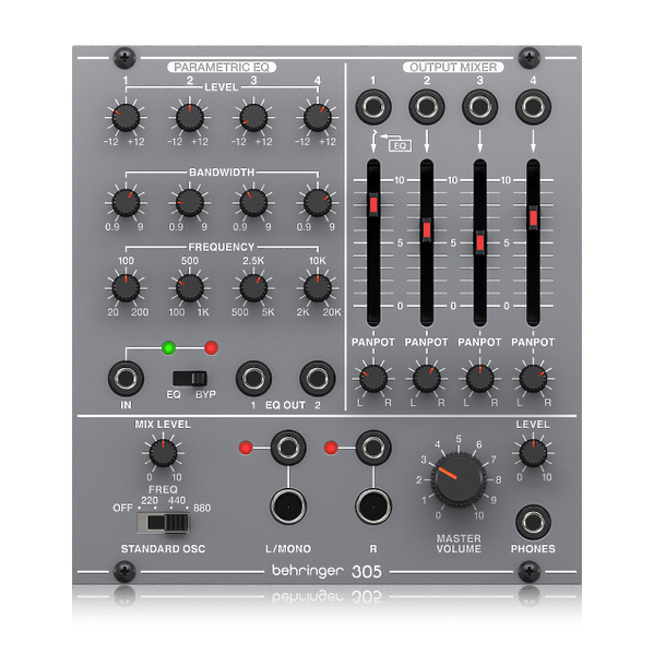 Модуль синтезатора Behringer 305 EQ/MIXER/OUTPUT артикул 266818Si-1