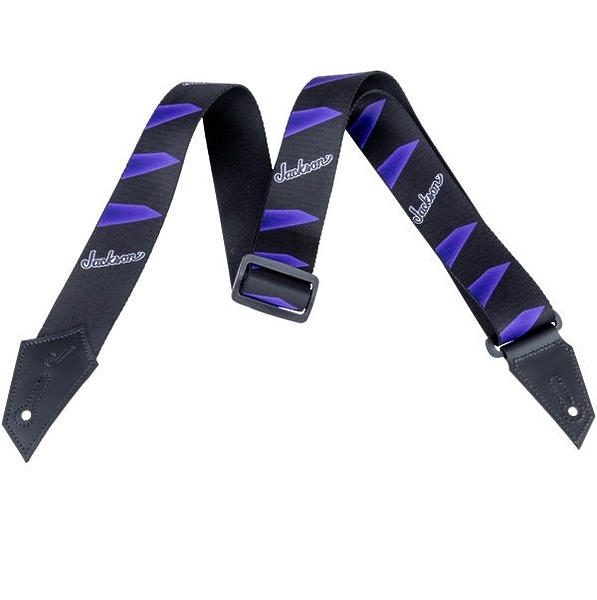 Ремень для гитары Jackson STRAP JACKSON HDSTOCK BLK/PUR артикул 277379Si-1