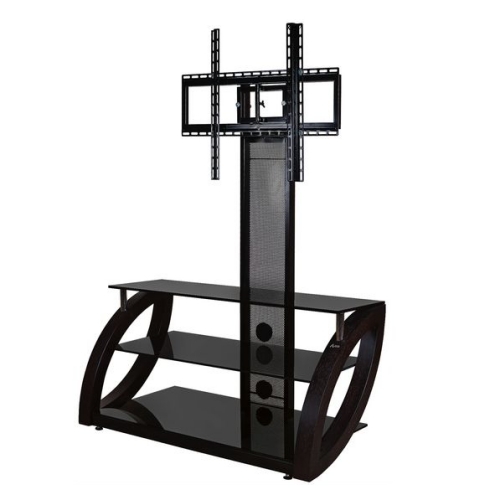 Подставка Akur FANTOM PS 1000 (черный + тонированное стекло + черный) артикул 366977FV-1