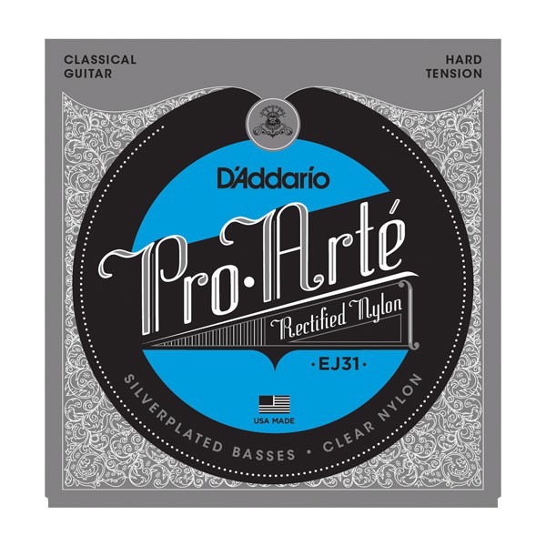 Струны D'Addario EJ31 PRO-ART? RECTIFIED TREBLES, HARD TENSION артикул 274048Si-1