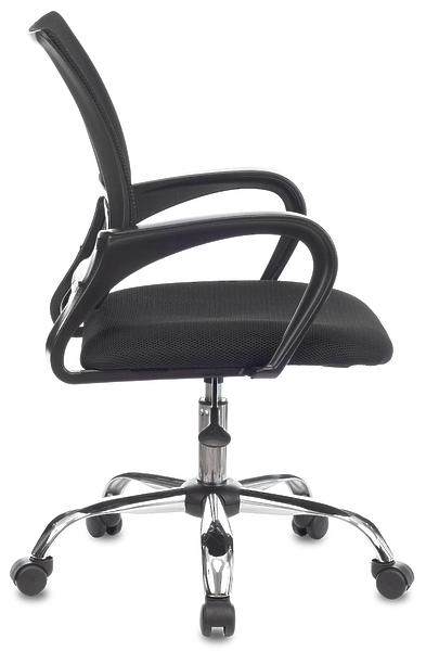 Кресло Бюрократ CH-695NLTSL/BLACK (Office chair CH-695NLTSL black TW-01 TW-11 mesh/fabric cross metal хром) артикул 263259Si-1 фото 4