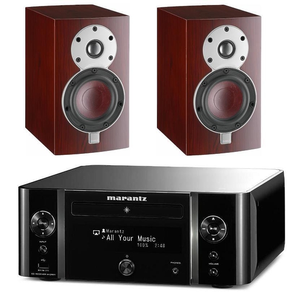 Стереокомплект Marantz M-CR611 black + Dali Menuet Rosso артикул 135101Si-1