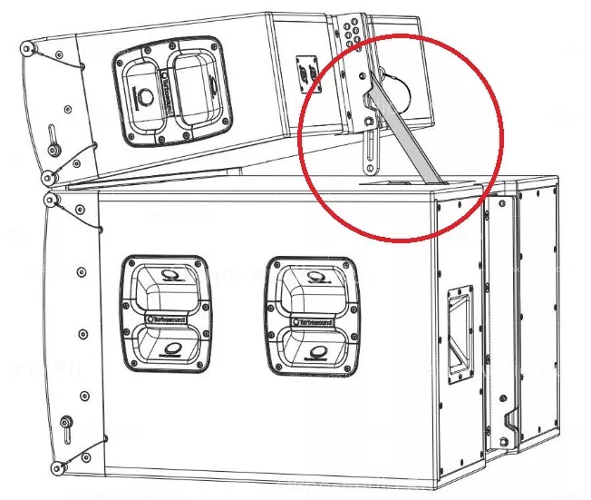 Соединительная планка TURBOSOUND LIVERPOOL TLX-GSL артикул 273585Si-1